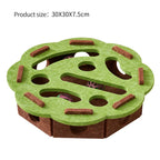 Interactive Cat Puzzle Toy – Felt Maze με Tunnel & Bell Ball