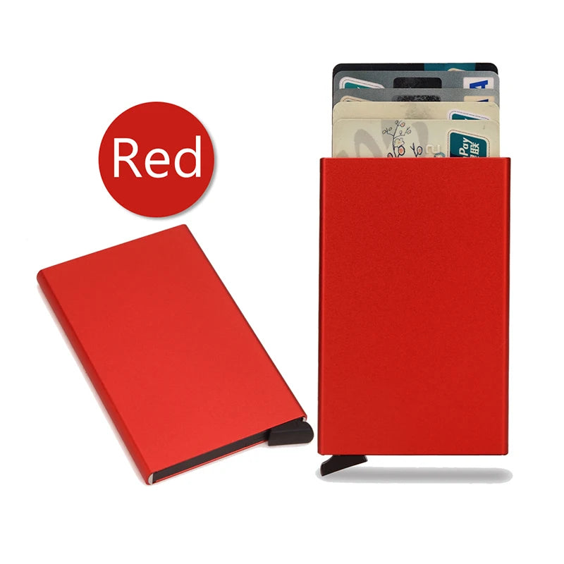 RFID Πορτοφόλι Καρτών – Μεταλλικό, Slim & Anti-Theft