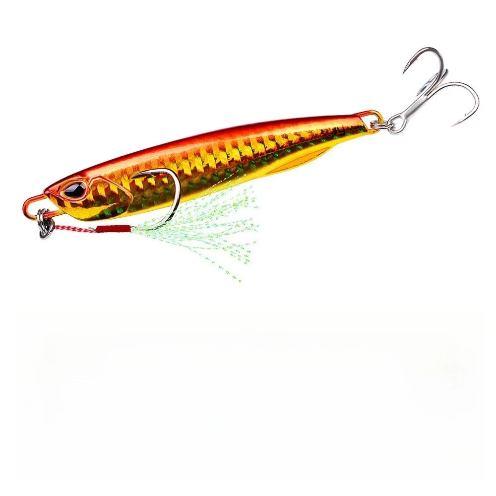 Μεταλλικό Jig Δόλωμα Ψαρέματος 10g/15g/20g/30g/40g/60g – Τεχνητό Σκληρό Δόλωμα Casting & Jigging