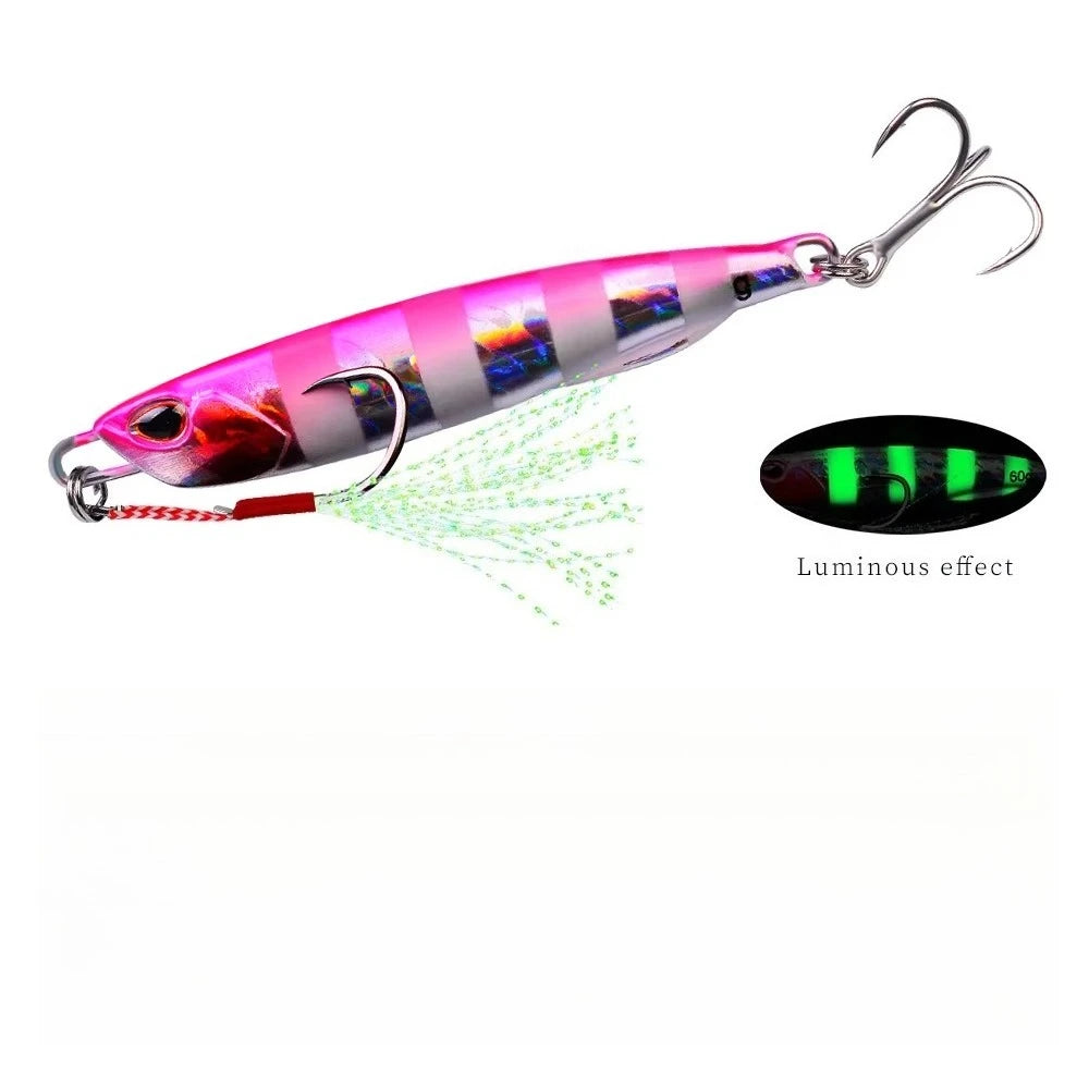 Μεταλλικό Jig Δόλωμα Ψαρέματος 10g/15g/20g/30g/40g/60g – Τεχνητό Σκληρό Δόλωμα Casting & Jigging