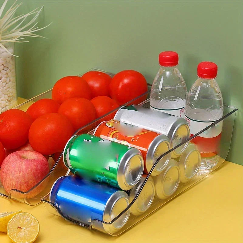 Refrigerator Organizer Bins – Soda Can Dispenser & Fridge Storage