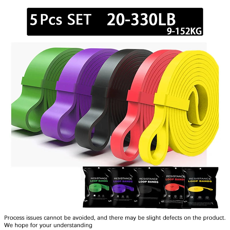 Λάστιχα Αντίστασης Heavy-Duty 20-230 lbs – Φυσικό Latex για Γυμναστική, Yoga & Pilates