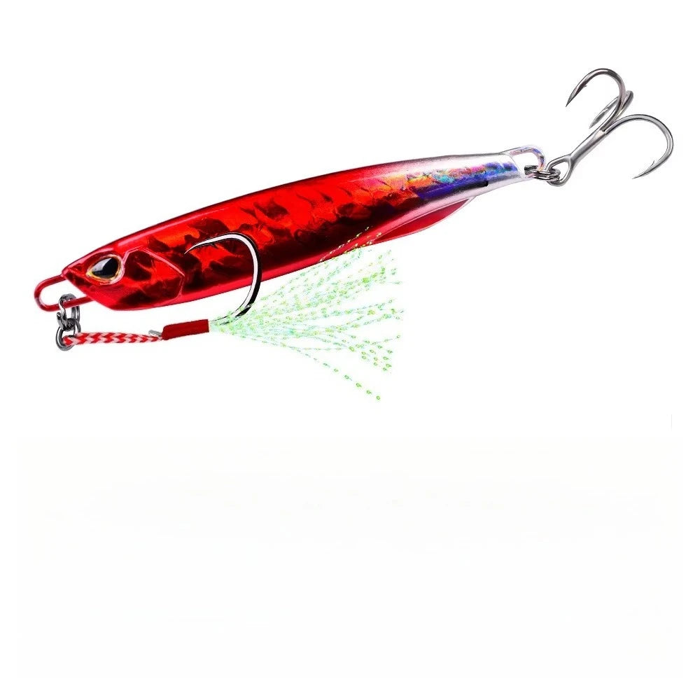 Μεταλλικό Jig Δόλωμα Ψαρέματος 10g/15g/20g/30g/40g/60g – Τεχνητό Σκληρό Δόλωμα Casting & Jigging