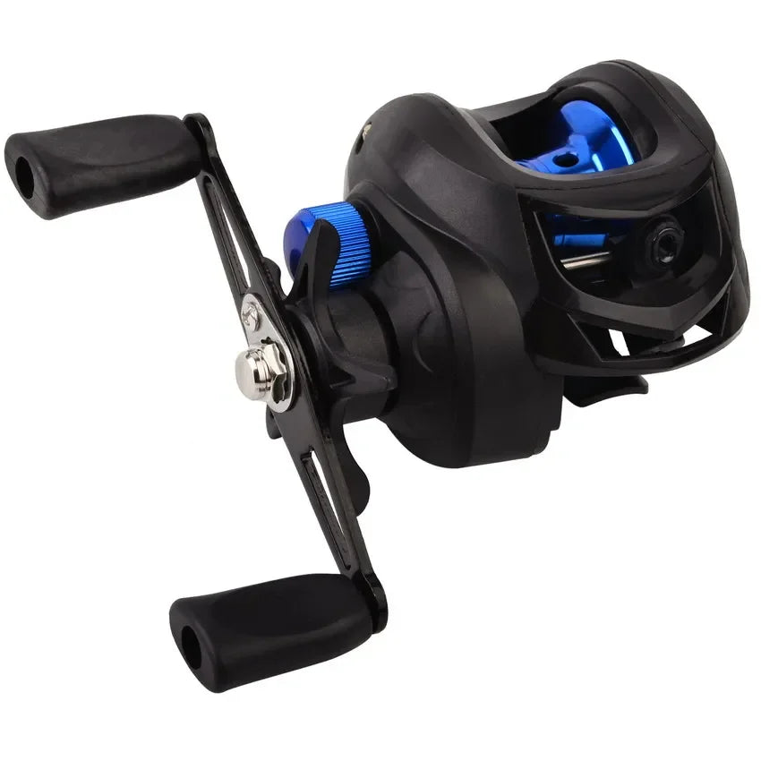 Μηχανισμός Baitcasting 7.2:1 Υψηλής Ταχύτητας – Max Drag 8kg, Αντιμπλέξιμο Νήμα, Γλυκό & Αλμυρό Νερό