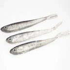 Μαλακό Δόλωμα Swimbait Fork Tail 7.5cm – Σετ 10 τεμ. με ή χωρίς Αγκίστρι, Σιλικόνη