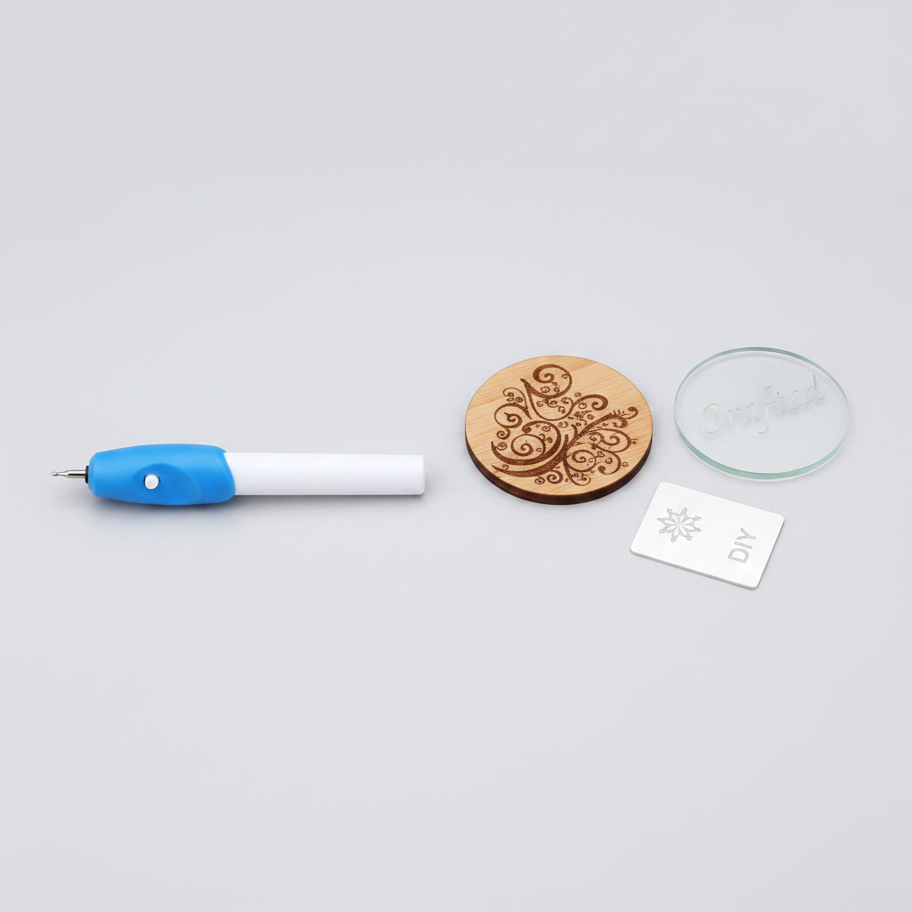Engraving Pen Flat Lay