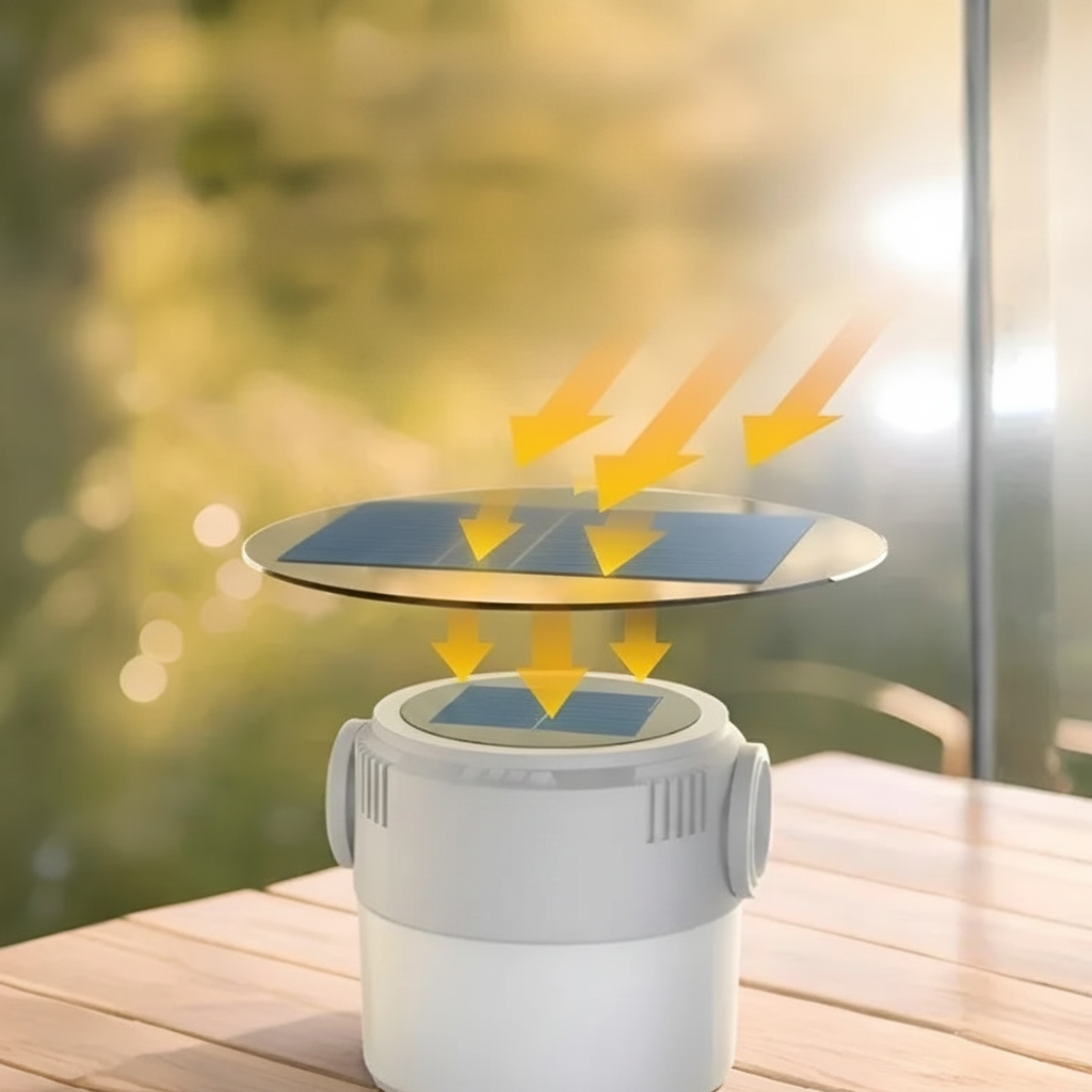 Ηλιακό Φανάρι Camping – Solar Lantern USB Επαναφορτιζόμενο