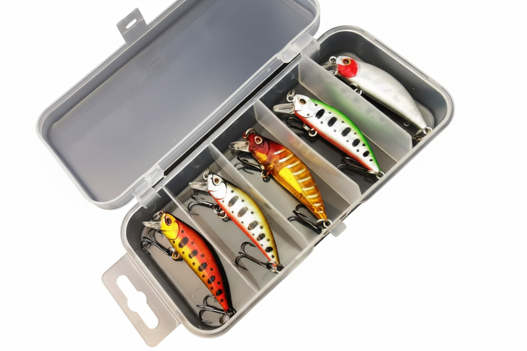 Σετ 5 Τεχνητών Ψαρέματος Minnow – Βυθιζόμενα Τεχνητά για Πέρκα, Τσιπούρα & Bass