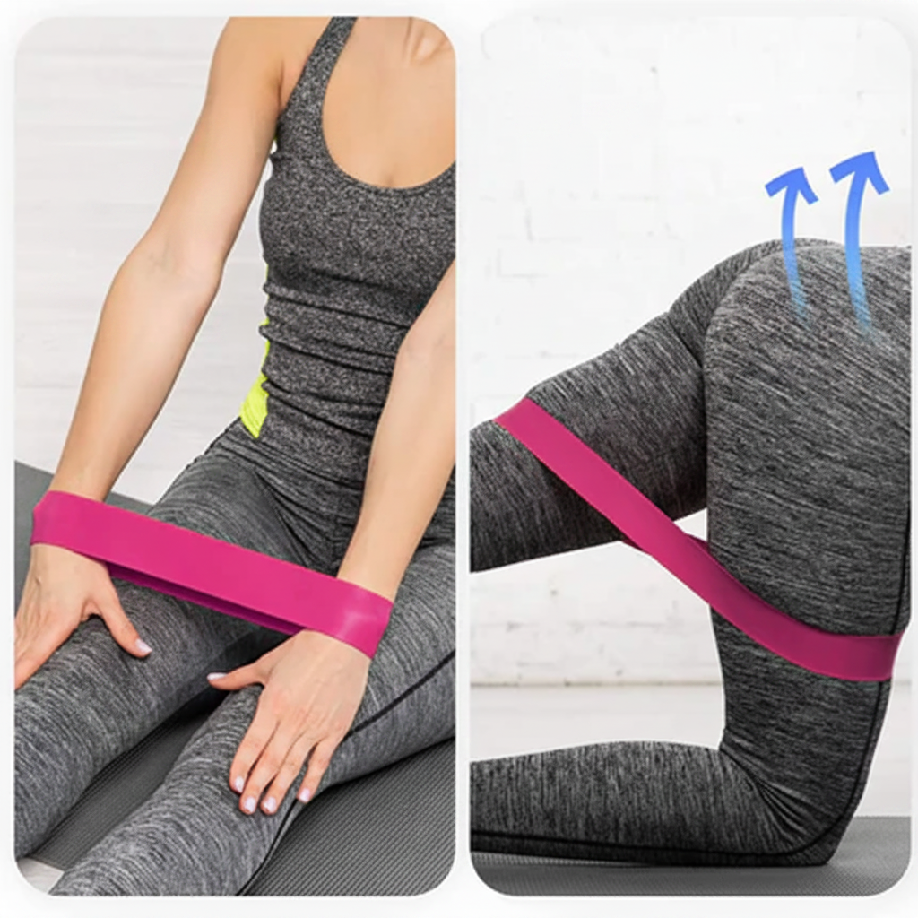Λάστιχα Αντίστασης Γυμναστικής – Σετ Elastic Bands για Yoga, Squats, Πόδια & Γλουτούς