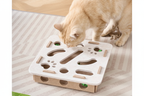 Interactive Cat Puzzle Toy – Felt Maze με Tunnel & Bell Ball