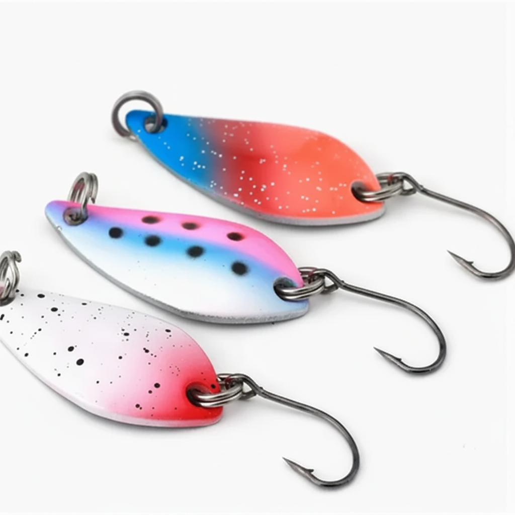 Σετ 10 τεμ. Μεταλλικών Δολωμάτων Jig Spoon LUSHAZER – 2.5g / 3.5g / 5g, Spinner Wobbler για Τσιπούρα & Bass