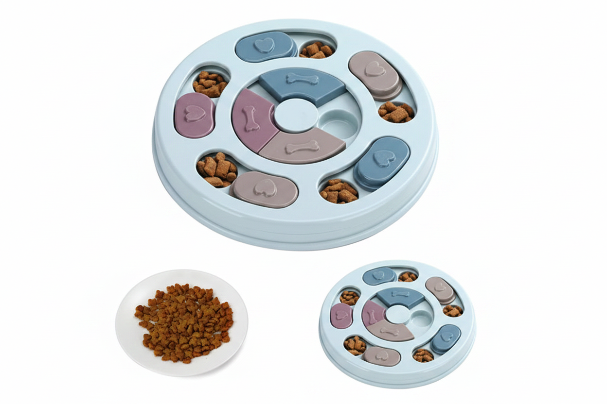 Interactive Dog Food Hiding Bowl – Slow Feeder & Educational Toy