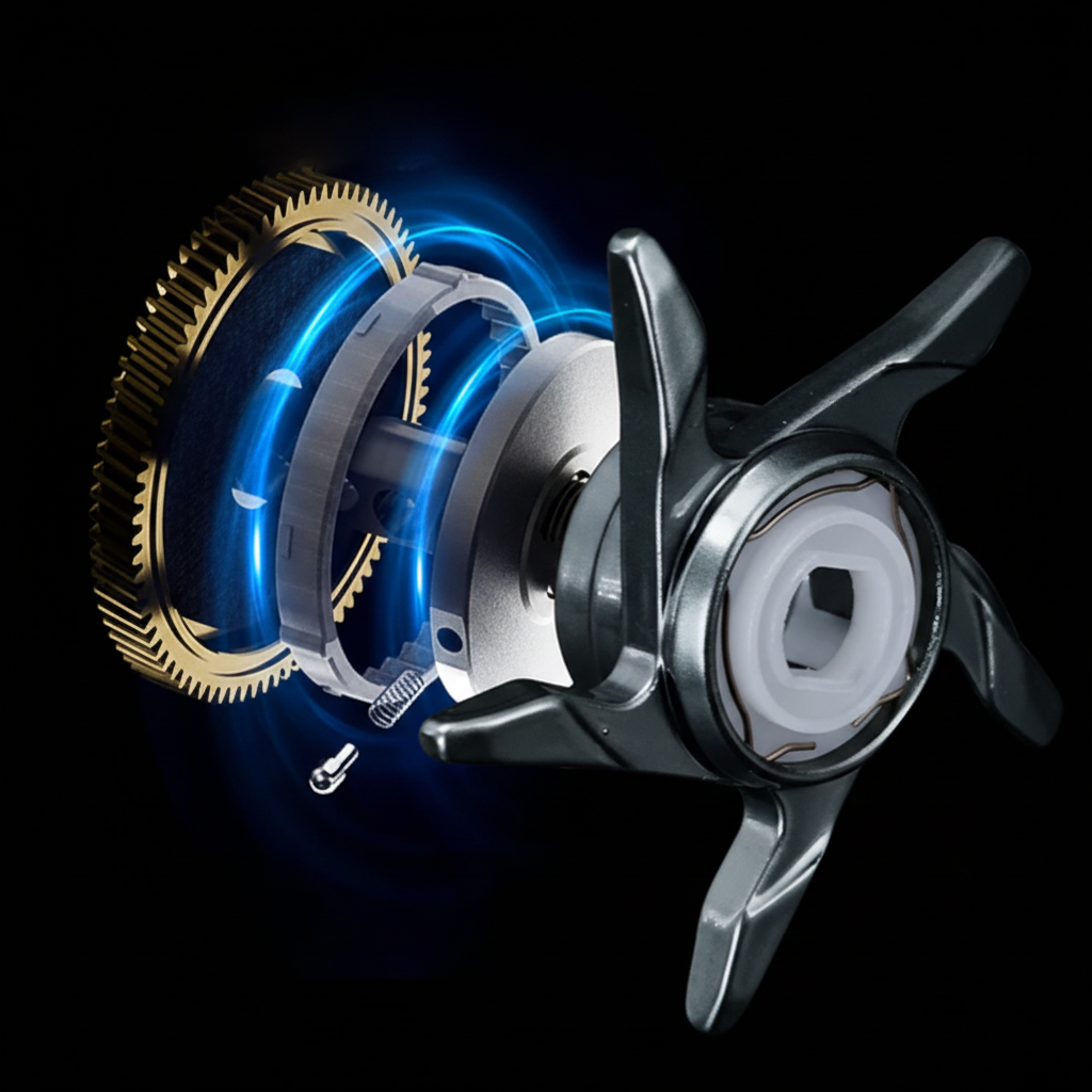 Μηχανισμός Baitcasting SEASIR DCAST DC – Ψηφιακός Έλεγχος, Gear Ratio 7.3:1, Max Drag 8.5kg, 7+1BB