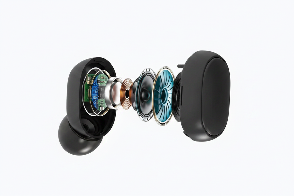 E6S Wireless Bluetooth Earphones TWS Bluetooth Headset Wireless Earbuds Noise Cancelling Earphones with Microphone Headphones