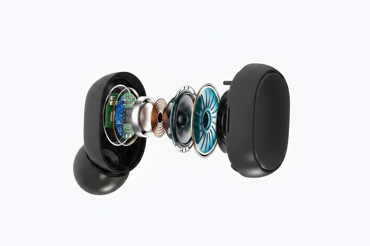 E6S Wireless Bluetooth Earphones TWS Bluetooth Headset Wireless Earbuds Noise Cancelling Earphones with Microphone Headphones