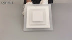 Smart LED Ceiling Light with Remote Control | Acrylic, 200mm