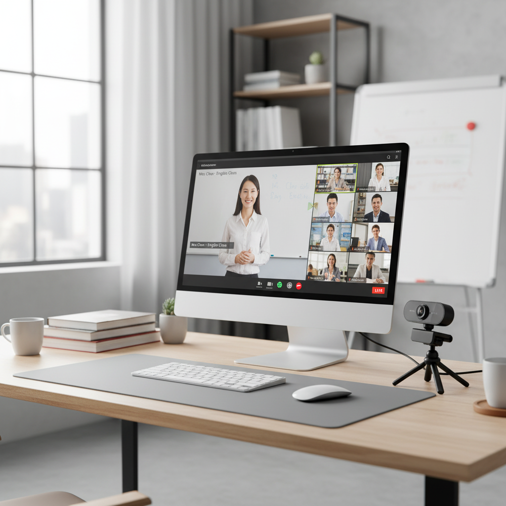 Webcam Online Teaching