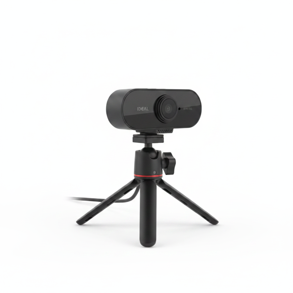 Webcam Tripod White Background